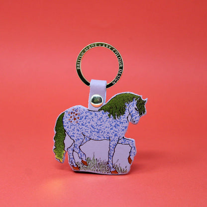Leather Key Fob; Horse | Ark Colour Design
