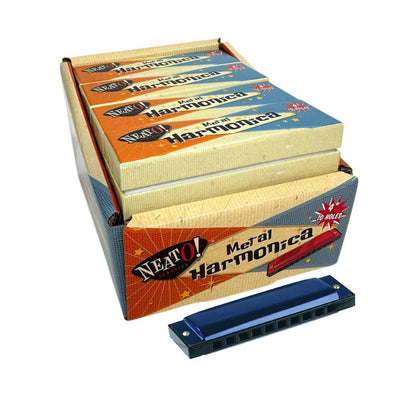 Metal Harmonica; Neato! 4" Retro Classic, vintage toys