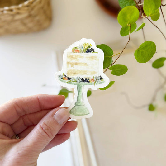 Vinyl Sticker; Cake By By Emily Lex