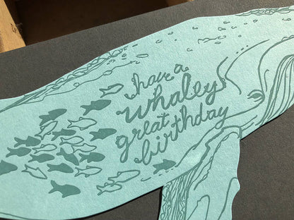 Birthday Card; Whaley Great