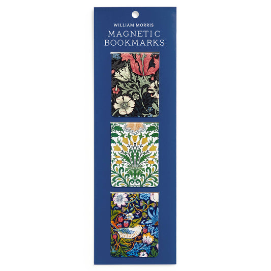 Magnetic Bookmark Set; William Morris (3 Magnetic Bookmarks)