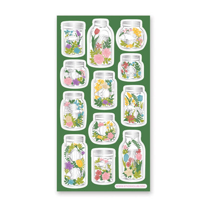 Stickii Sticker Sheet; Aquarium Terrariums