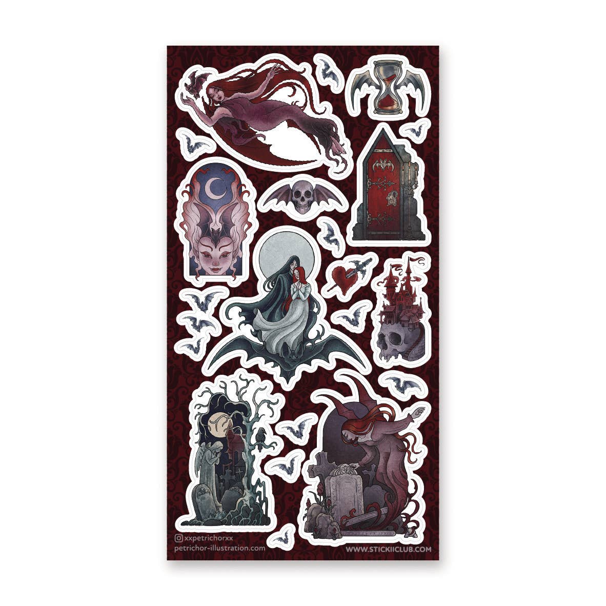 Sticker Sheet; Vampiric Devotion