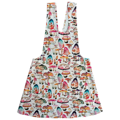 Pinafore Apron; Inky Shrooms | Betsy St. Clair