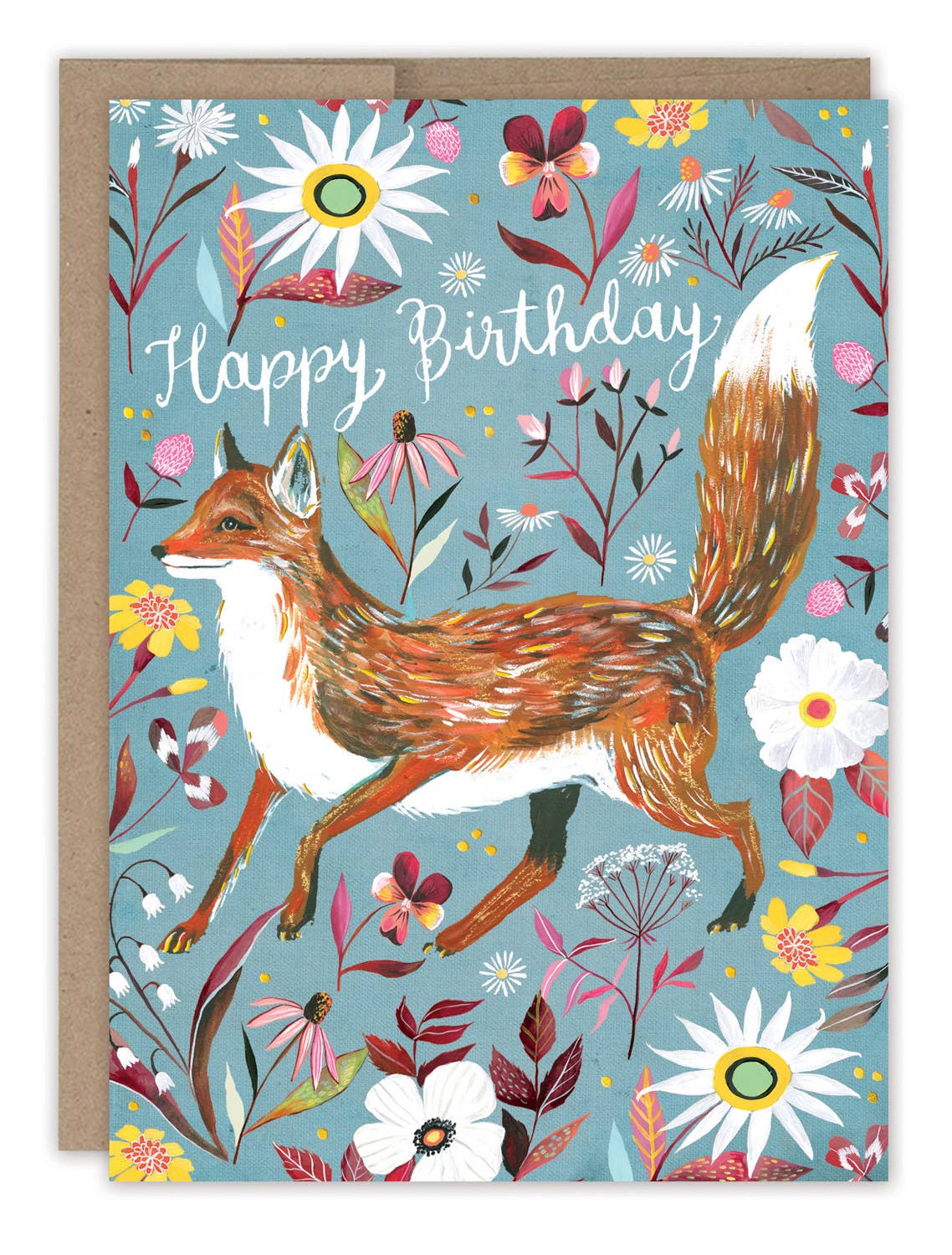 Birthday Card; Foxy