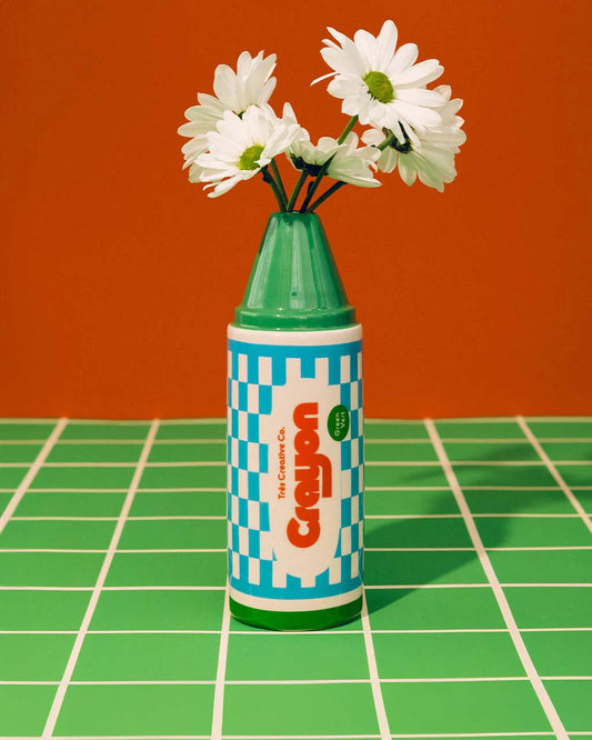 Ceramic Vase; COLOR ME HAPPY CRAYON By Ban.dō