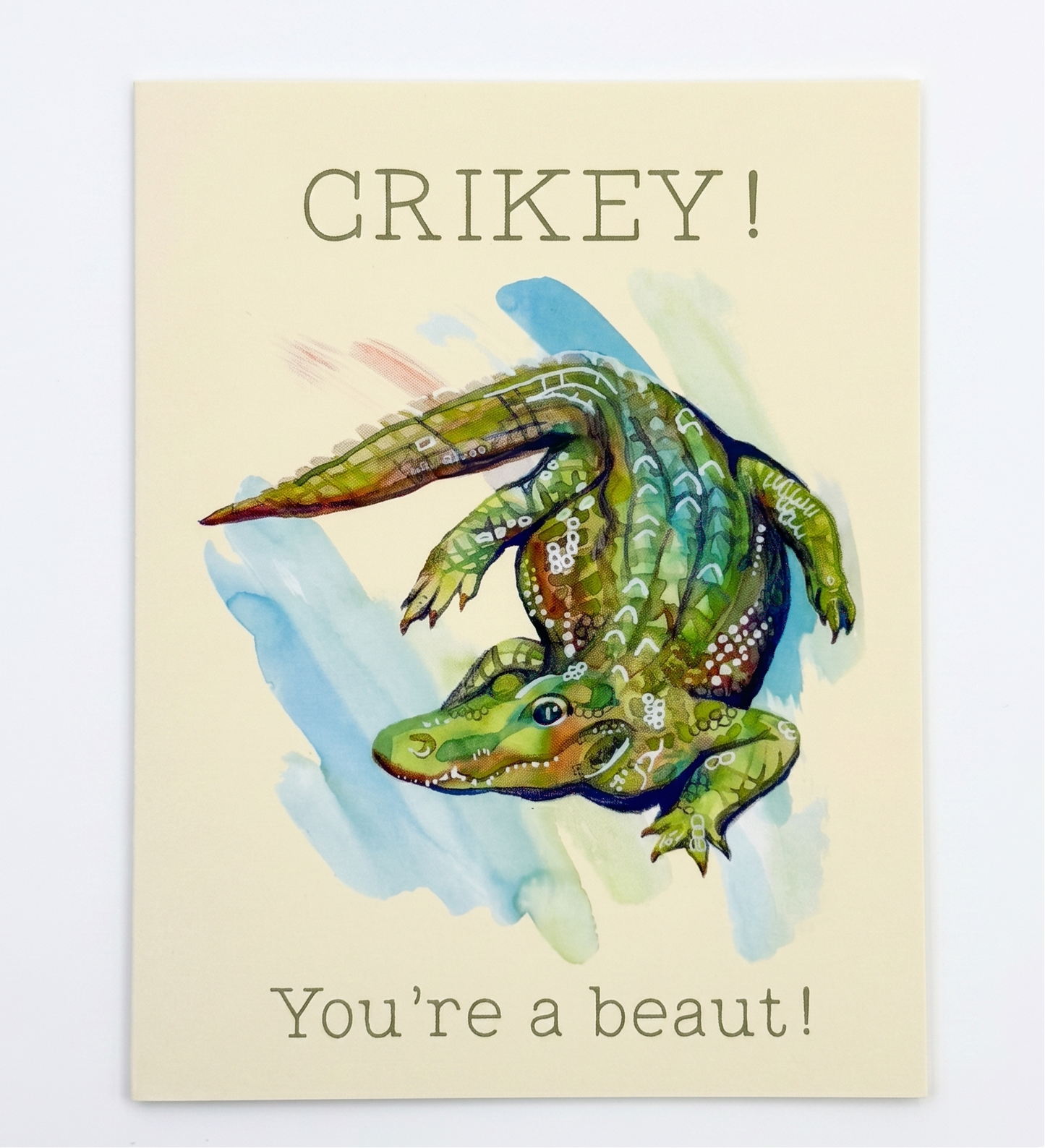 Greeting Card; Crikey! - Made by Shellie