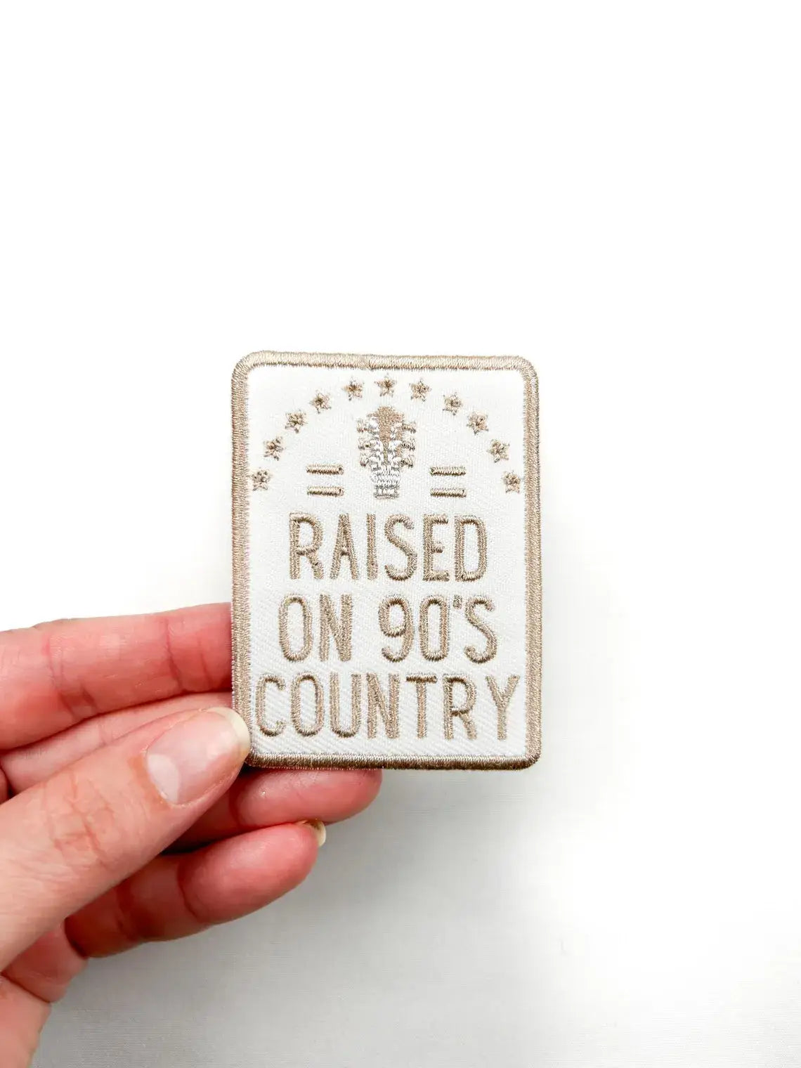 Iron-On Patch; Raised on 90's Country | Field Trip Threads