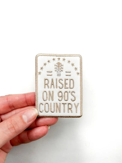 Iron-On Patch; Raised on 90's Country | Field Trip Threads