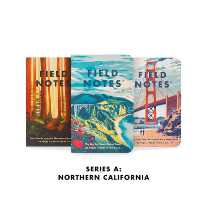 Memo Book Set; Explore America, 3-Pack | Field Notes