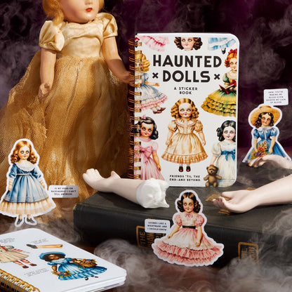 Sticker Book; Haunted Dolls by Brass Monkey