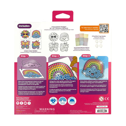 OOLY Sun Sparkles Gem Suncatcher Kit | Rainbow Magic