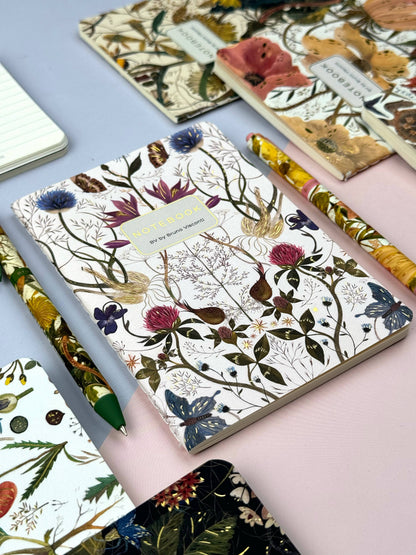 Notebook; Symmetrical Flora - BV by Bruno Visconti