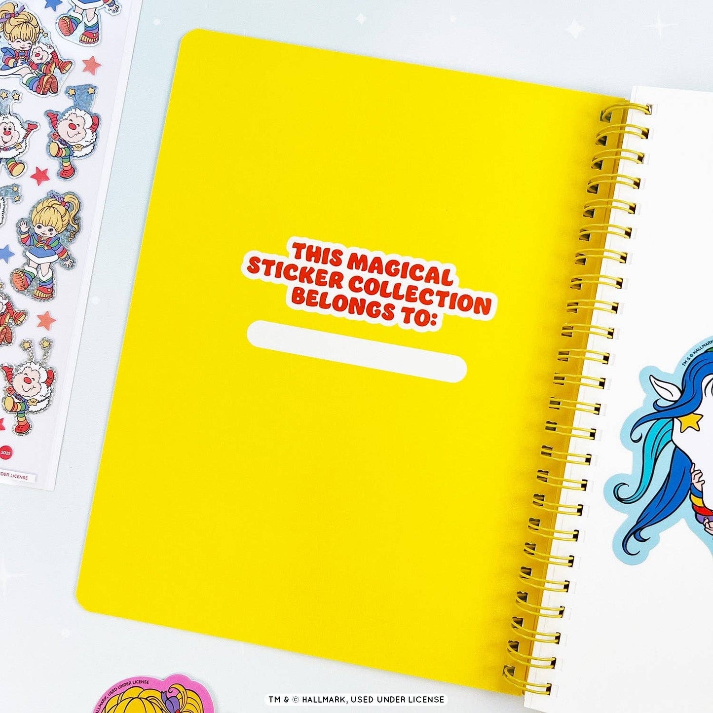 Magical Rainbow Brite Re-Usable Sticker Book