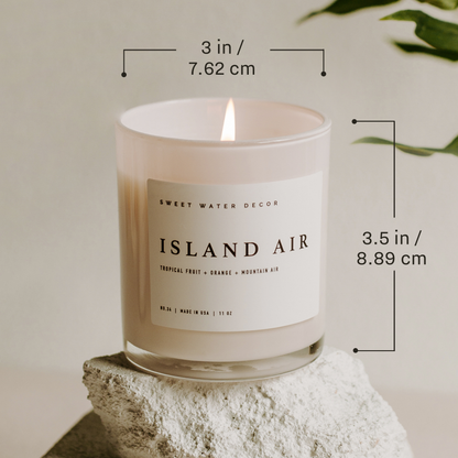 Soy Candle; Sandalwood Rose, 11 oz By Sweet Water Decor (50+ Hours Burn Time)