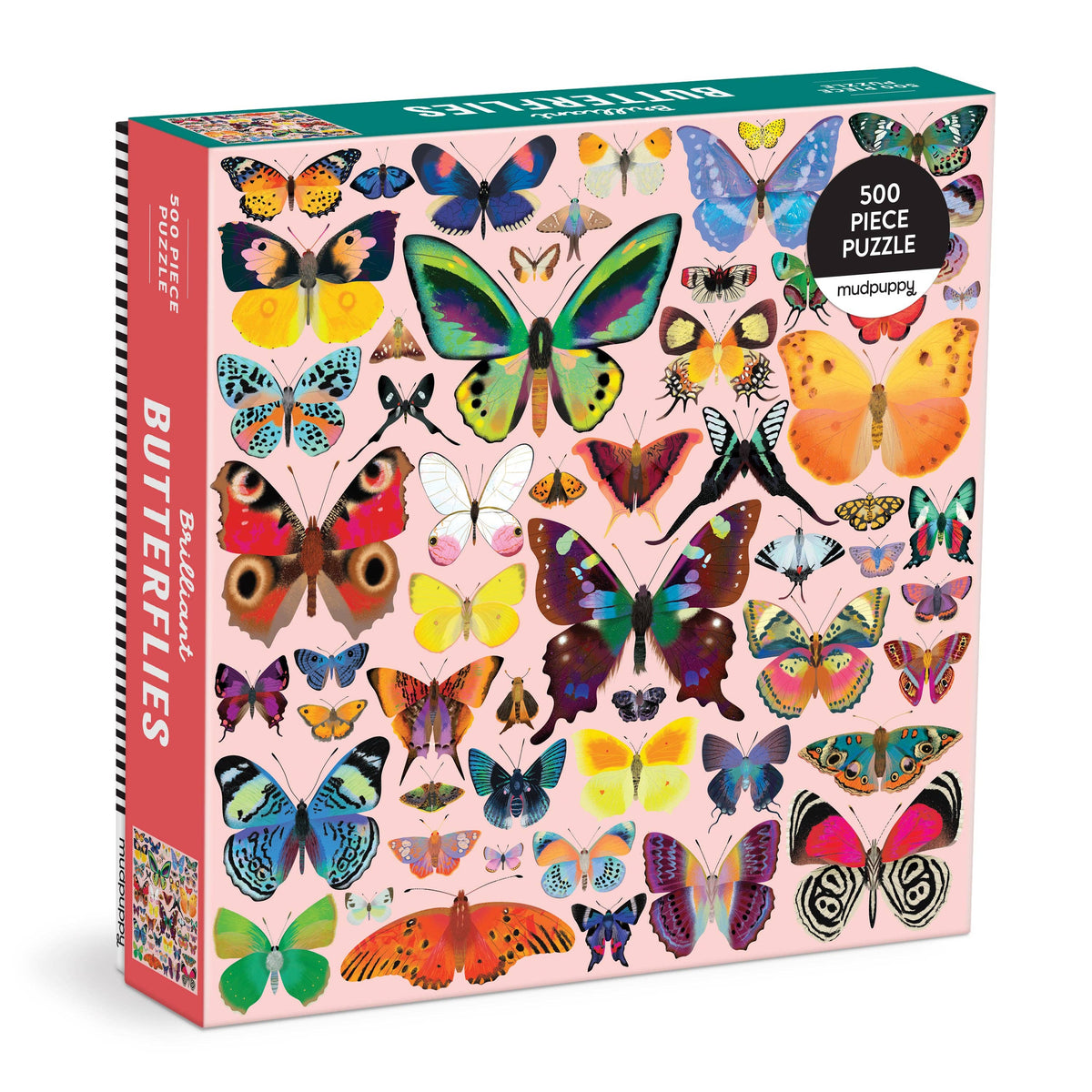 Jigsaw Puzzle; Brilliant Butterflies (500 Pieces)