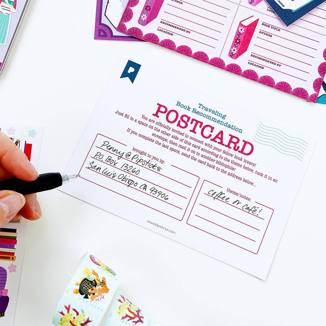 Pipsticks Traveling Postcard Book; Reading Recommendations
