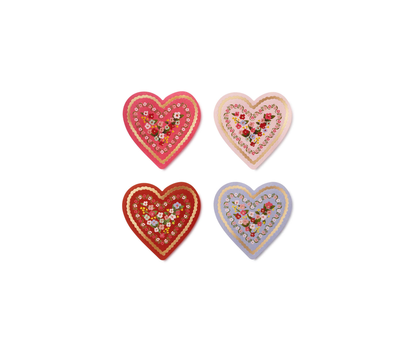 Rifle Paper Co. Envelope Seals; Hearts (Valentine's Day)