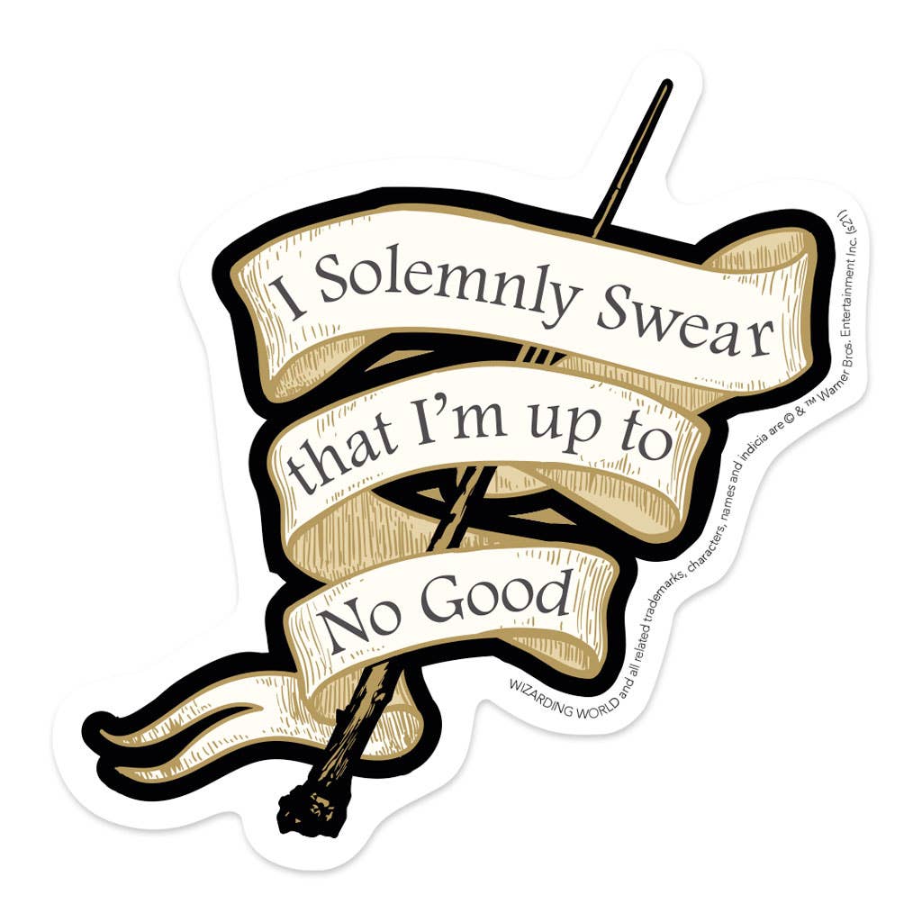 Vinyl Sticker; Solemnly Swear Banner