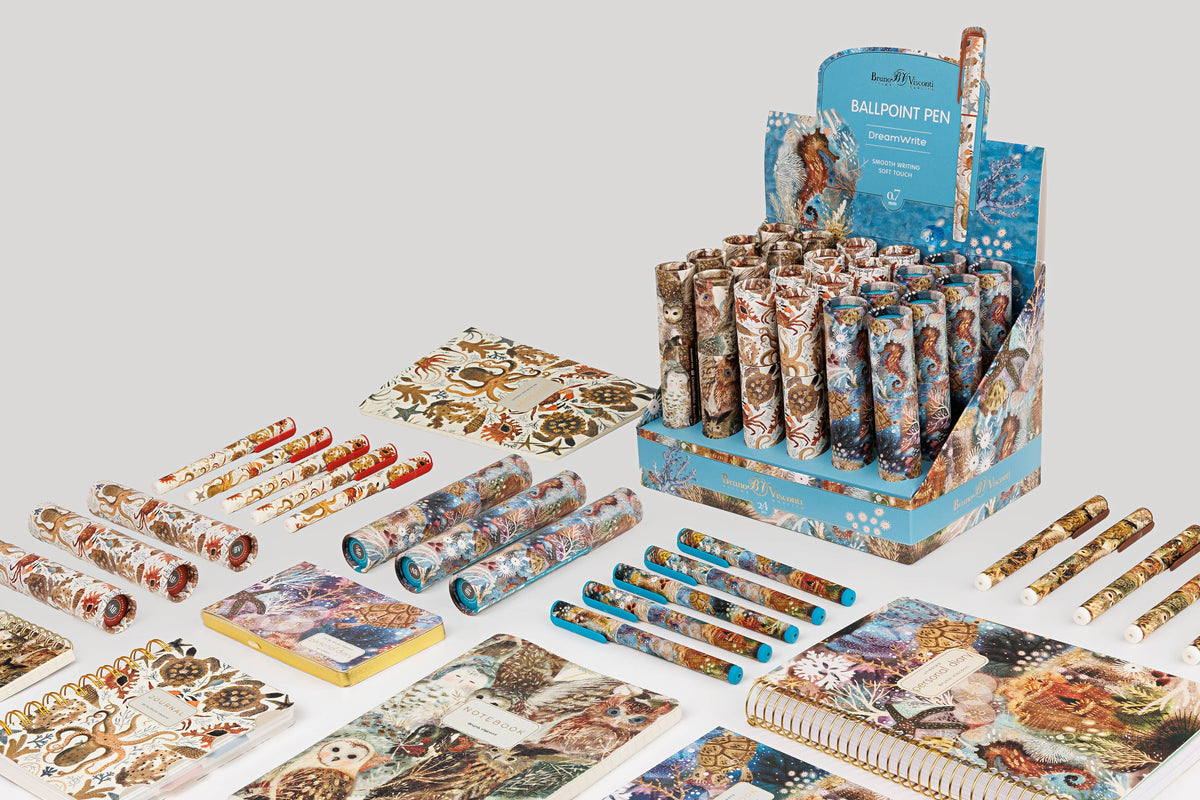 Ballpoint Pens; DreamWrite Fauna Series (Assorted 24-Pack) | BV by Bruno Visconti