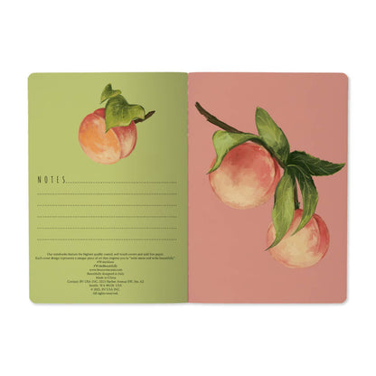 A5 Notebook; Peaches on the Tree - BV by Bruno Visconti