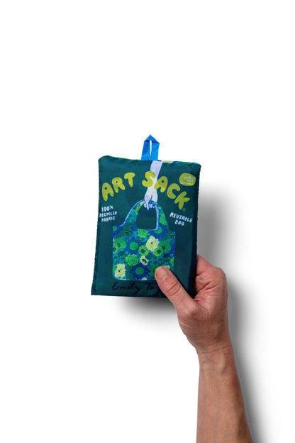Tote Bag; Flower Market Art Sack by Emily Taylor | Yellow Owl Workshop