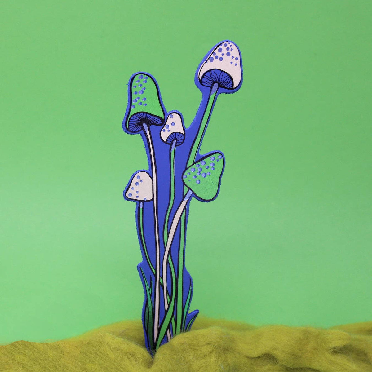 Leather Bookmark; Mushroom | Ark Colour Design