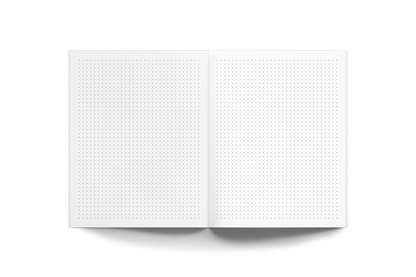 Notebook; Midnight Blooms (Medium Layflat)