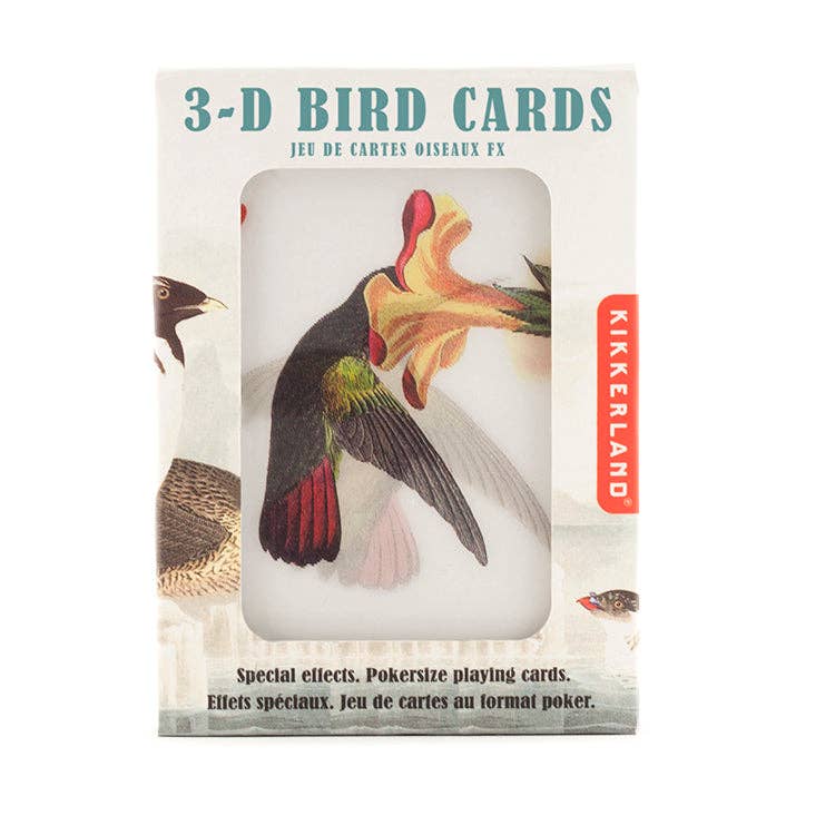 Playing Cards; 3-D Birds
