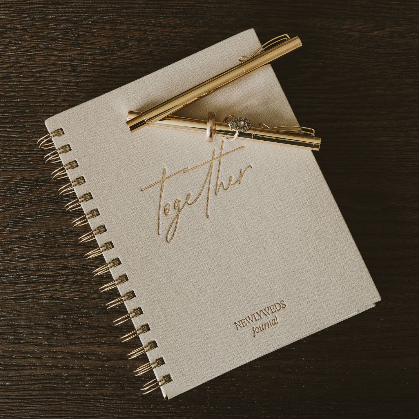 Prompted Journal; Newlywed One Line A Day - Wedding