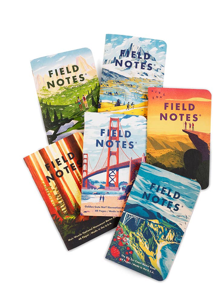 Memo Book Set; Explore America, 3-Pack | Field Notes