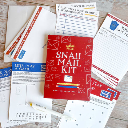 Pen Pal Kit; Snail Mail (Games & Letter Templates)