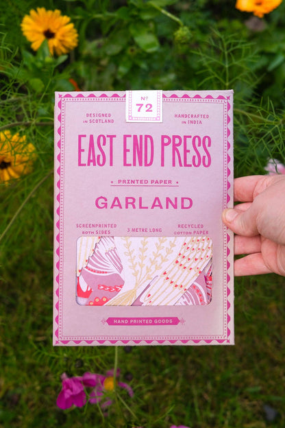 Sewn Garland; Love Birds