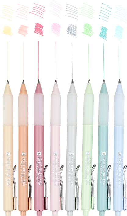 Pastel Gel Pens (Set of Eight)