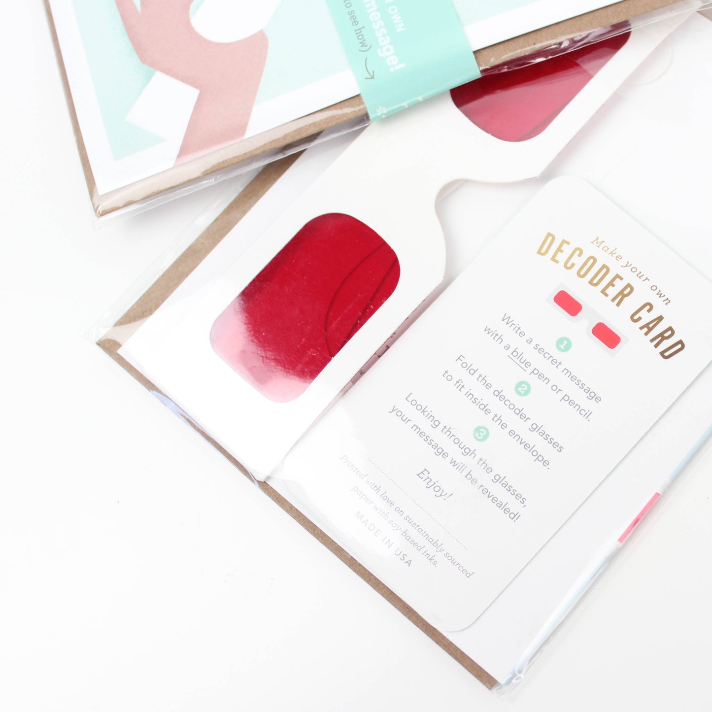 Greeting Card; Top Secret Spyglass (Decoder Card)