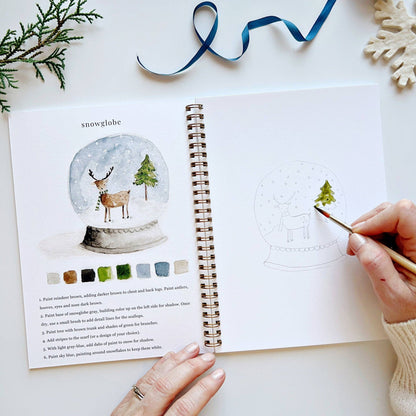 Watercolor Workbook; Winter By Emily Lex Studio
