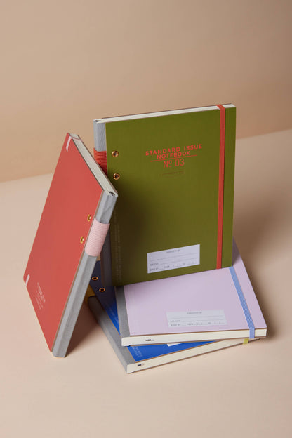 Planner Notebook; Standard Issue NO. 03 (Army Green + Chili)
