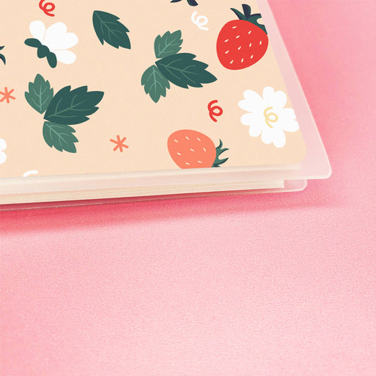 Sticker Keeper Book; Strawberry Blossoms