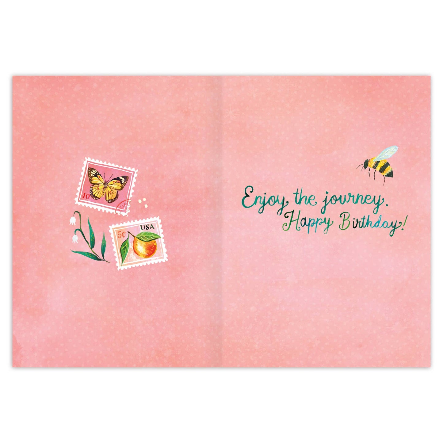 Birthday Card; Postage Stamps