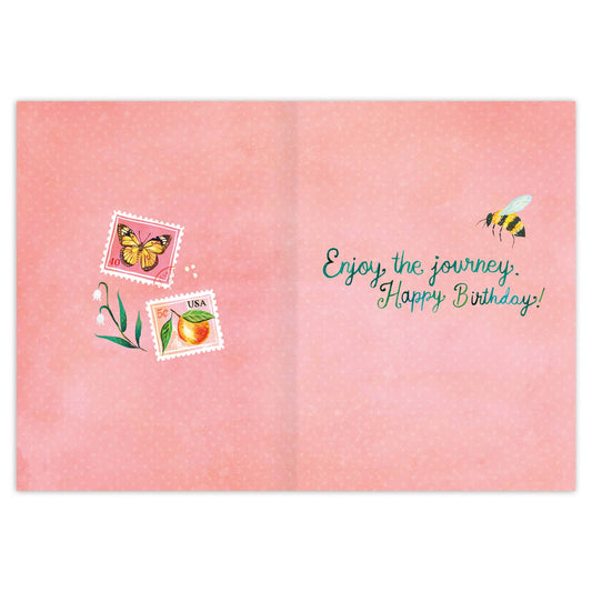 Birthday Card; Postage Stamps