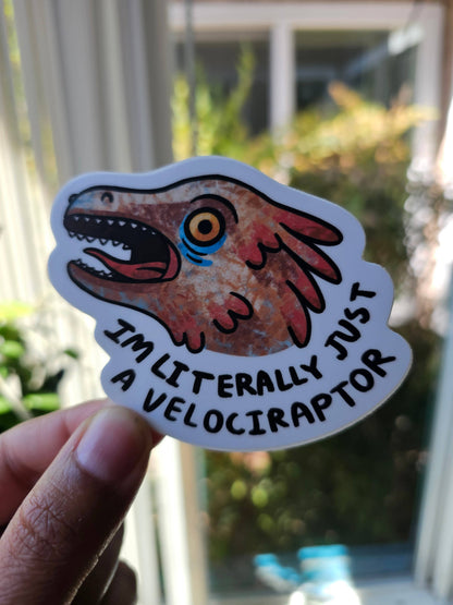 I'm Literally Just a Velociraptor Vinyl