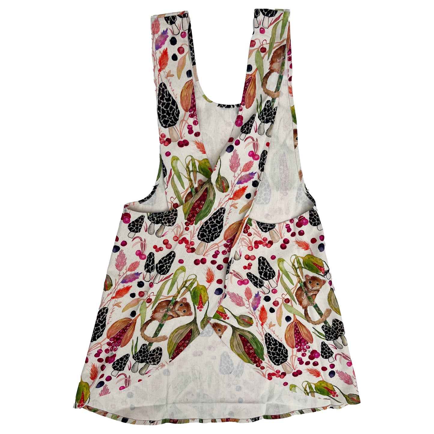 Pinafore Apron; Dormouse (100% Cotton)