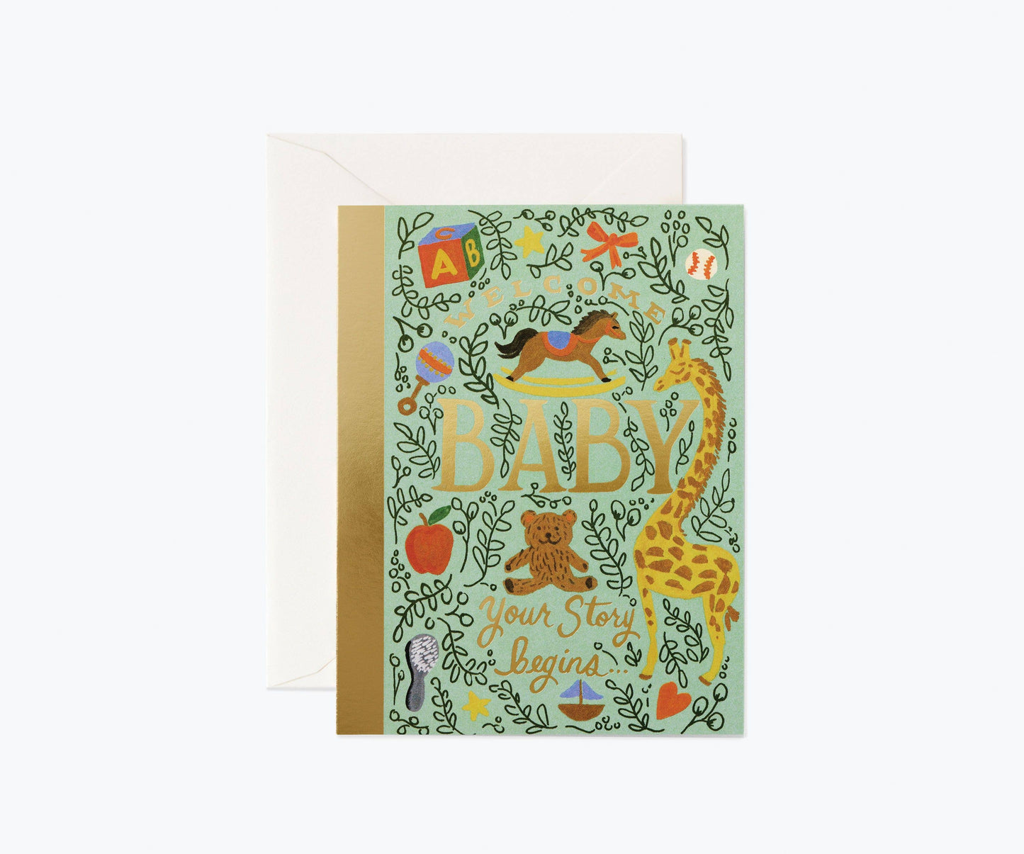 Rifle Paper Co. Baby Card; Storybook