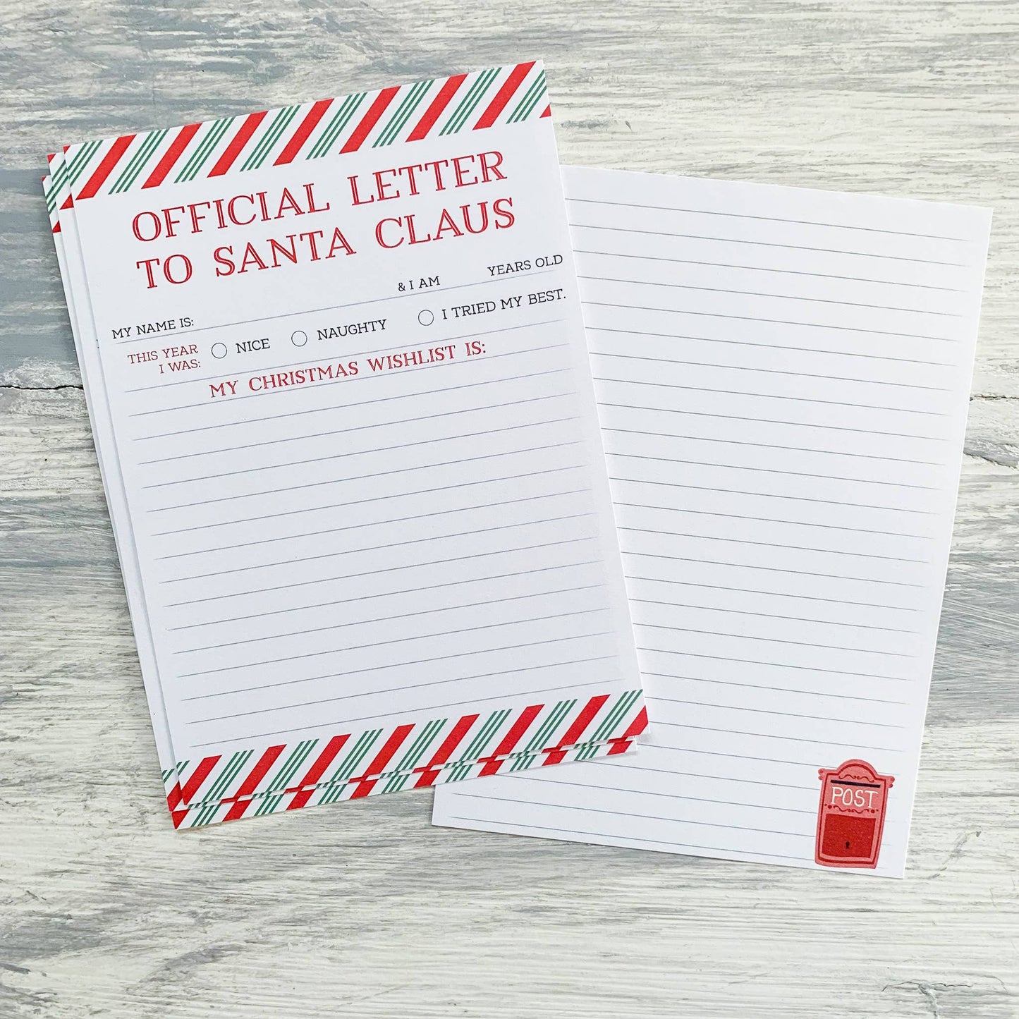 Christmas Writing Kit; Santa Mail Kit