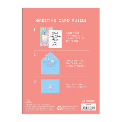 Birthday Card; Confetti Birthday Cake (Greeting Card Puzzle)