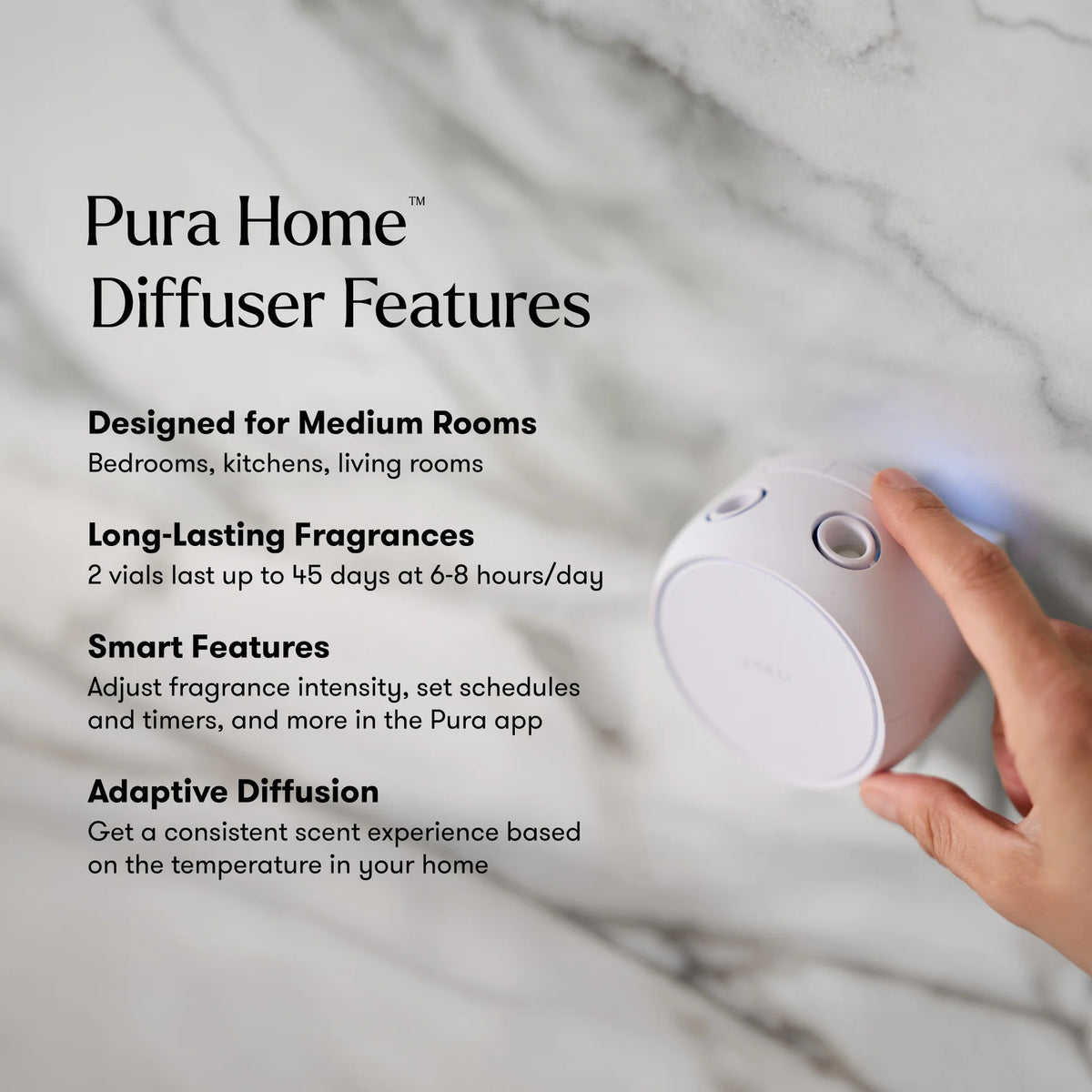 Capri Blue x Pura Smart Fragrance Diffuser Set – Volcano Scent, Smart Home Diffuser Gift