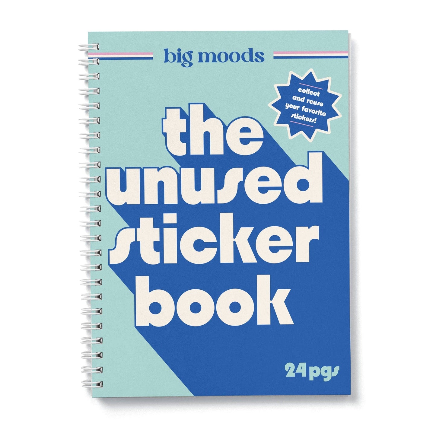 Sticker Keeper Book; The Unused Sticker Book (Blue)