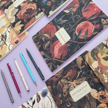 A5 Notebook; Pom on the Vine - BV by Bruno Visconti