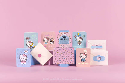 Hello Kitty Mini Note Cards with Stickers (Classic Pink)