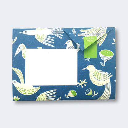 Folding Letter Set; Fig & Feather Pigeon | Pigeon Posted